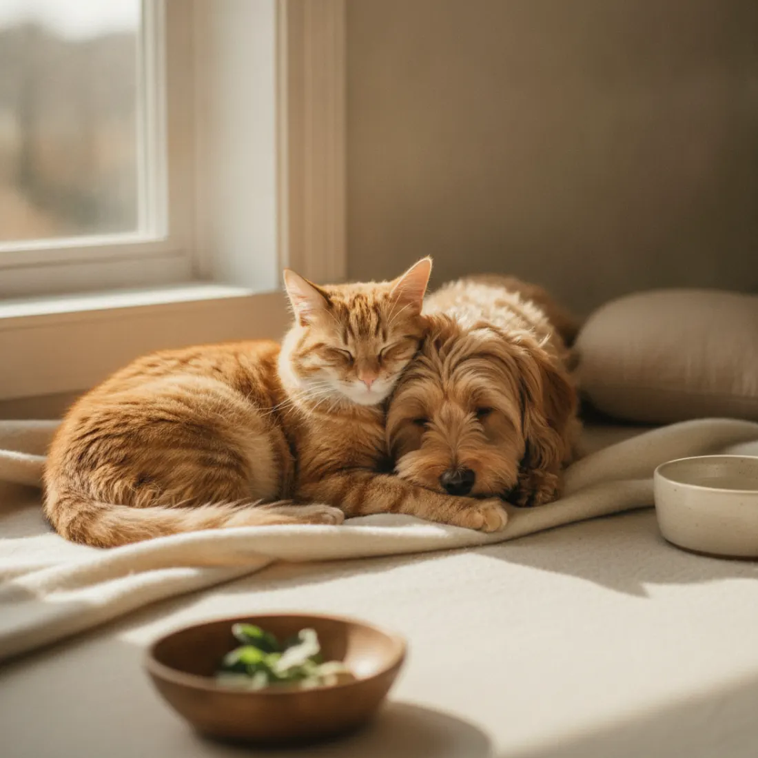 Chien et chat au confort digestif soutenu par VetRegul Gel