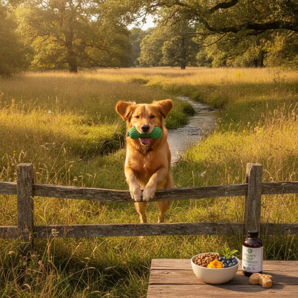 Chien à la digestion équilibrée grâce à Vitamii Santé Intestinale