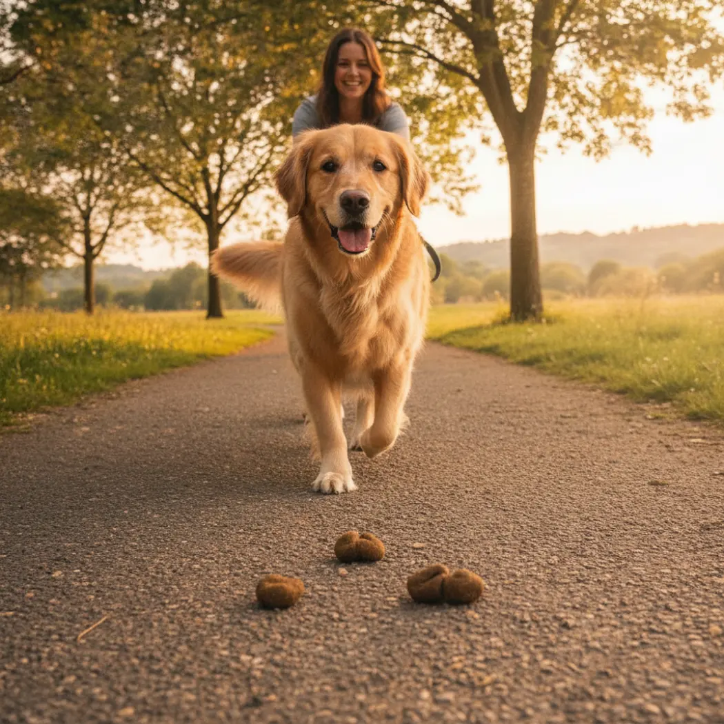 Chien à la digestion régulière grâce aux Gummies Digestion Franklin