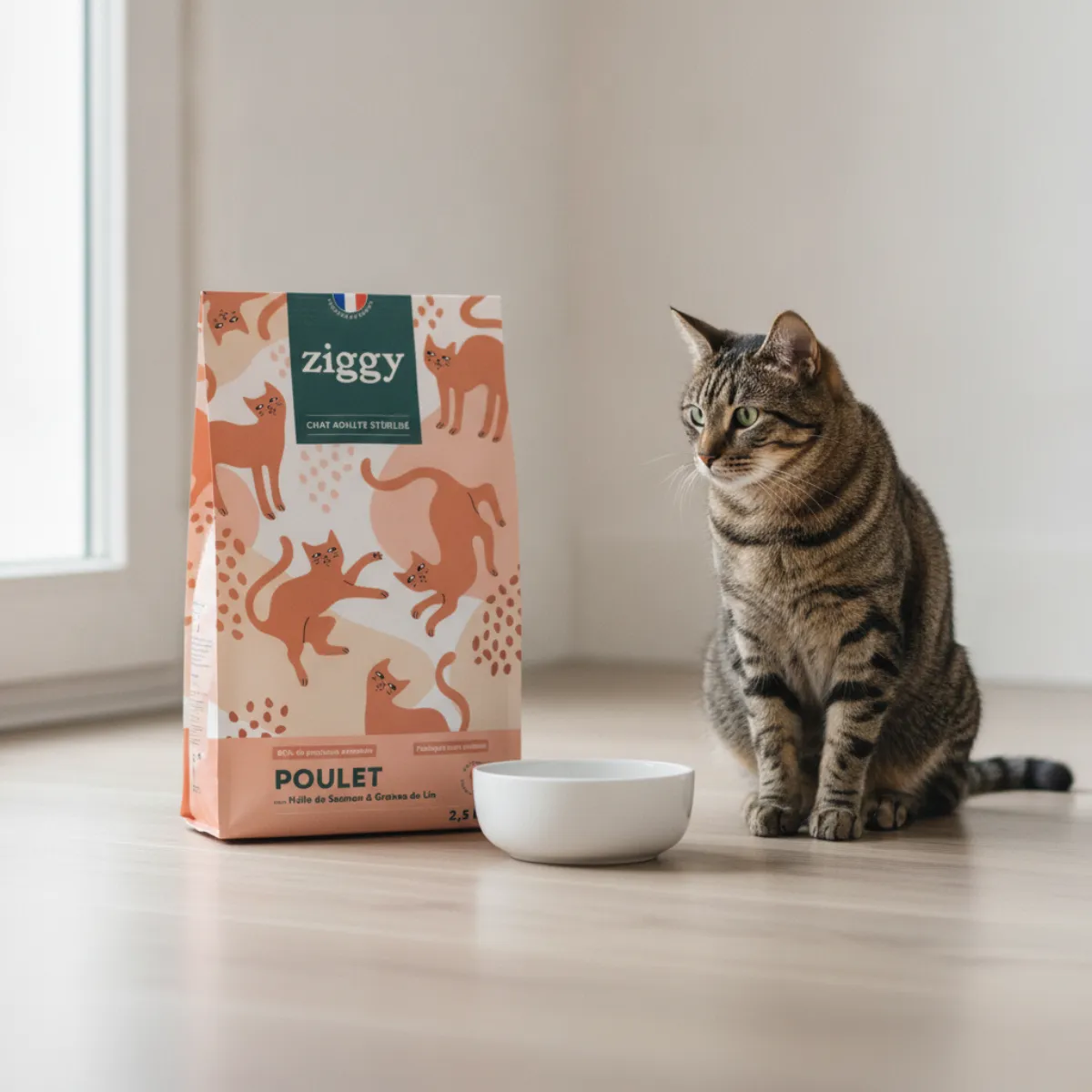 Croquettes Ziggy chat adulte stérilisé sans céréales : mon avis après calcul des glucides